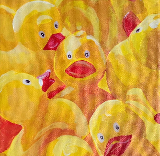 Click here to view Rubber Ducky in a Crowd by Heidi Tournoux